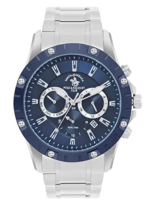 Santa barbara polo & racquet club Analog Blue Dial Men's Watch-SB.1.10545-2