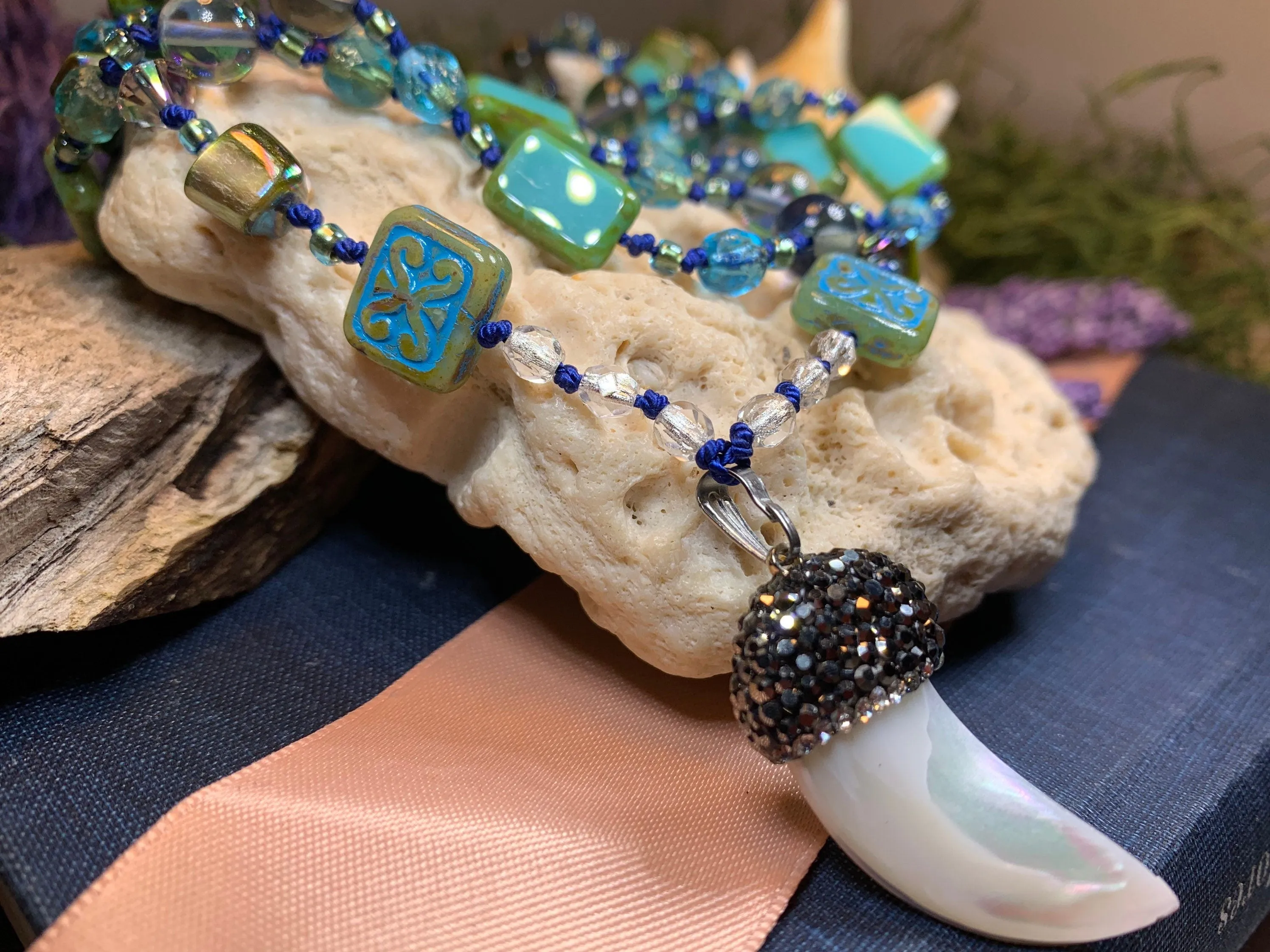 Santorini Breeze Long Necklace