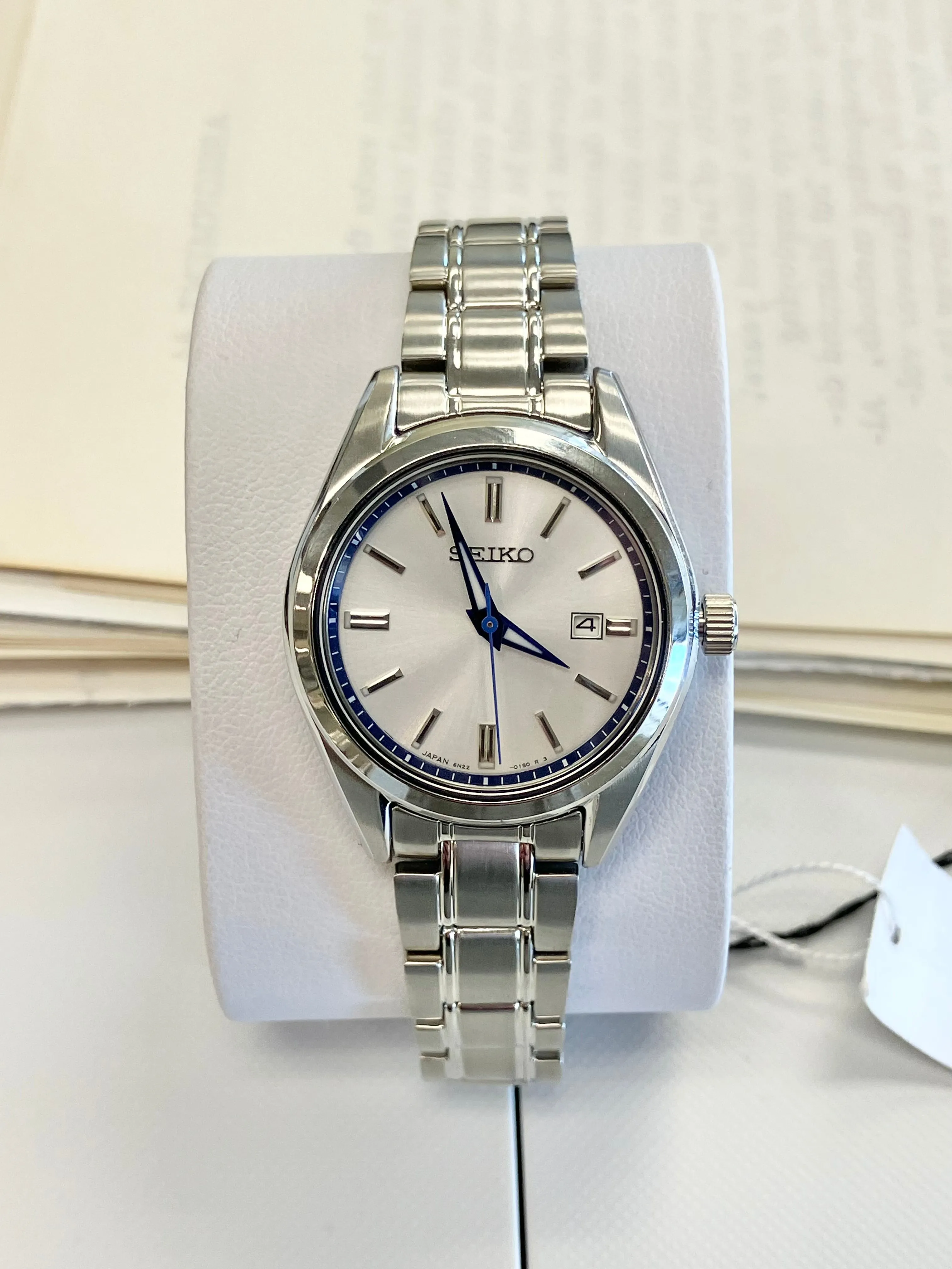 Seiko Women's Silver And Blue Colored Watch