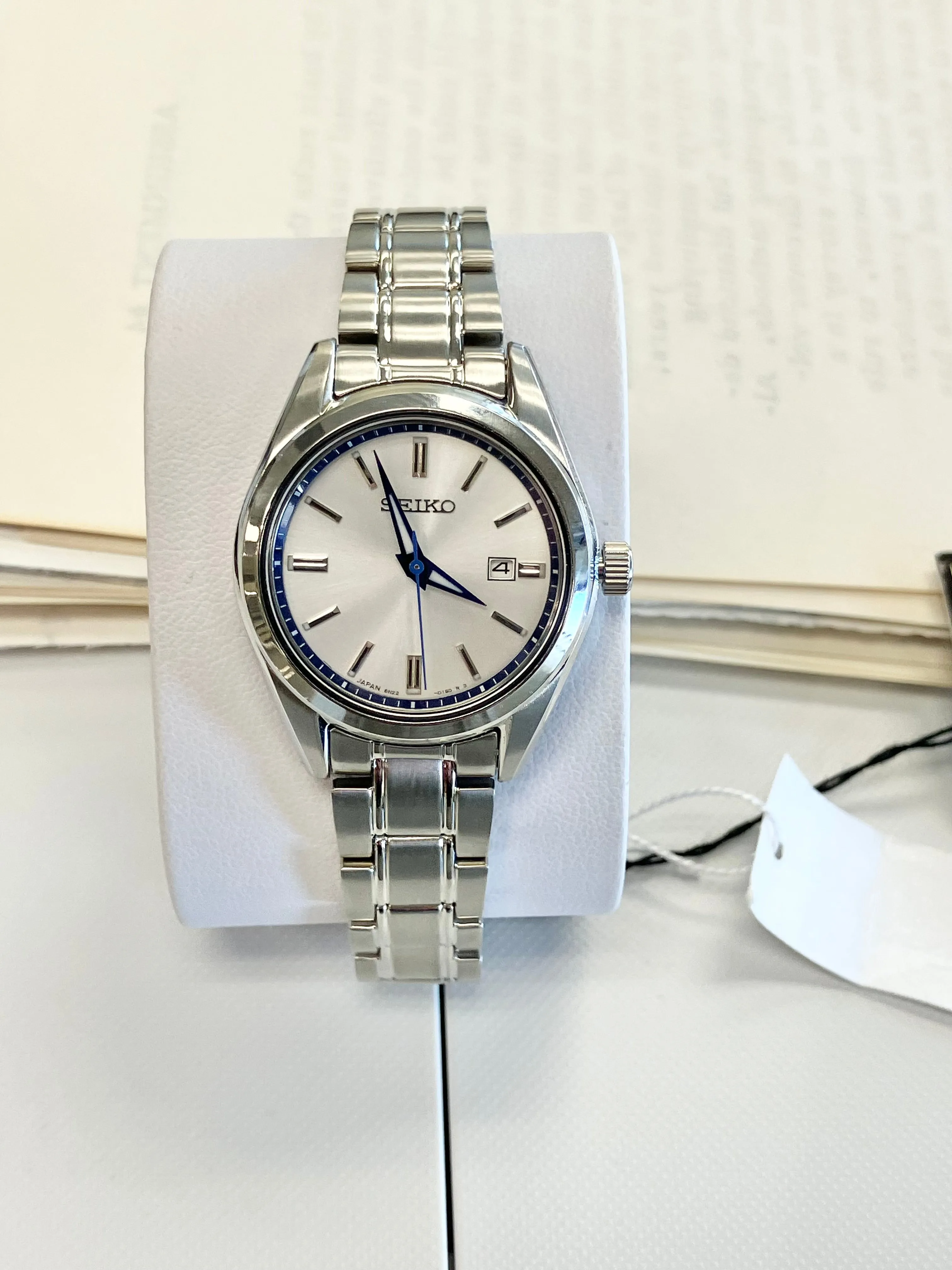 Seiko Women's Silver And Blue Colored Watch
