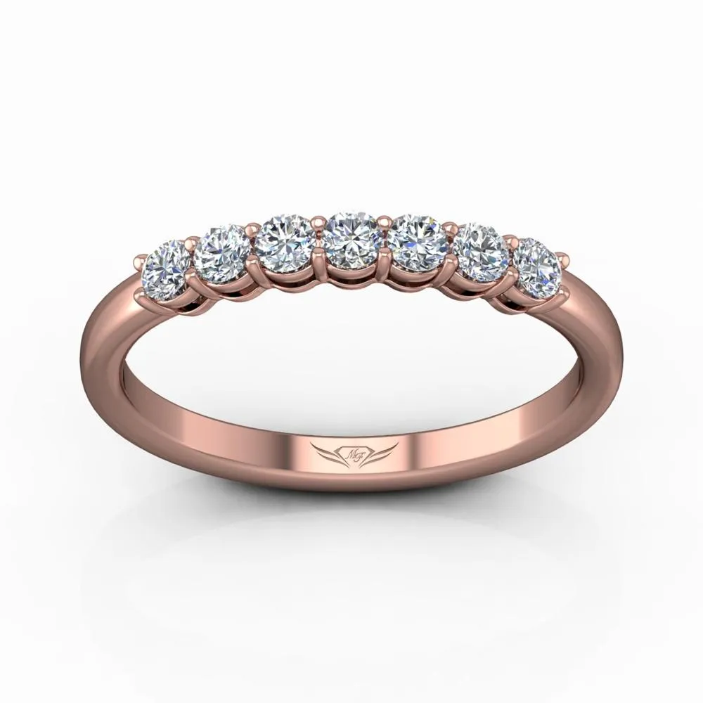 Shared Prong Wedding Band