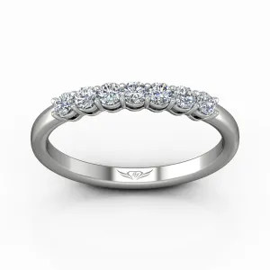 Shared Prong Wedding Band