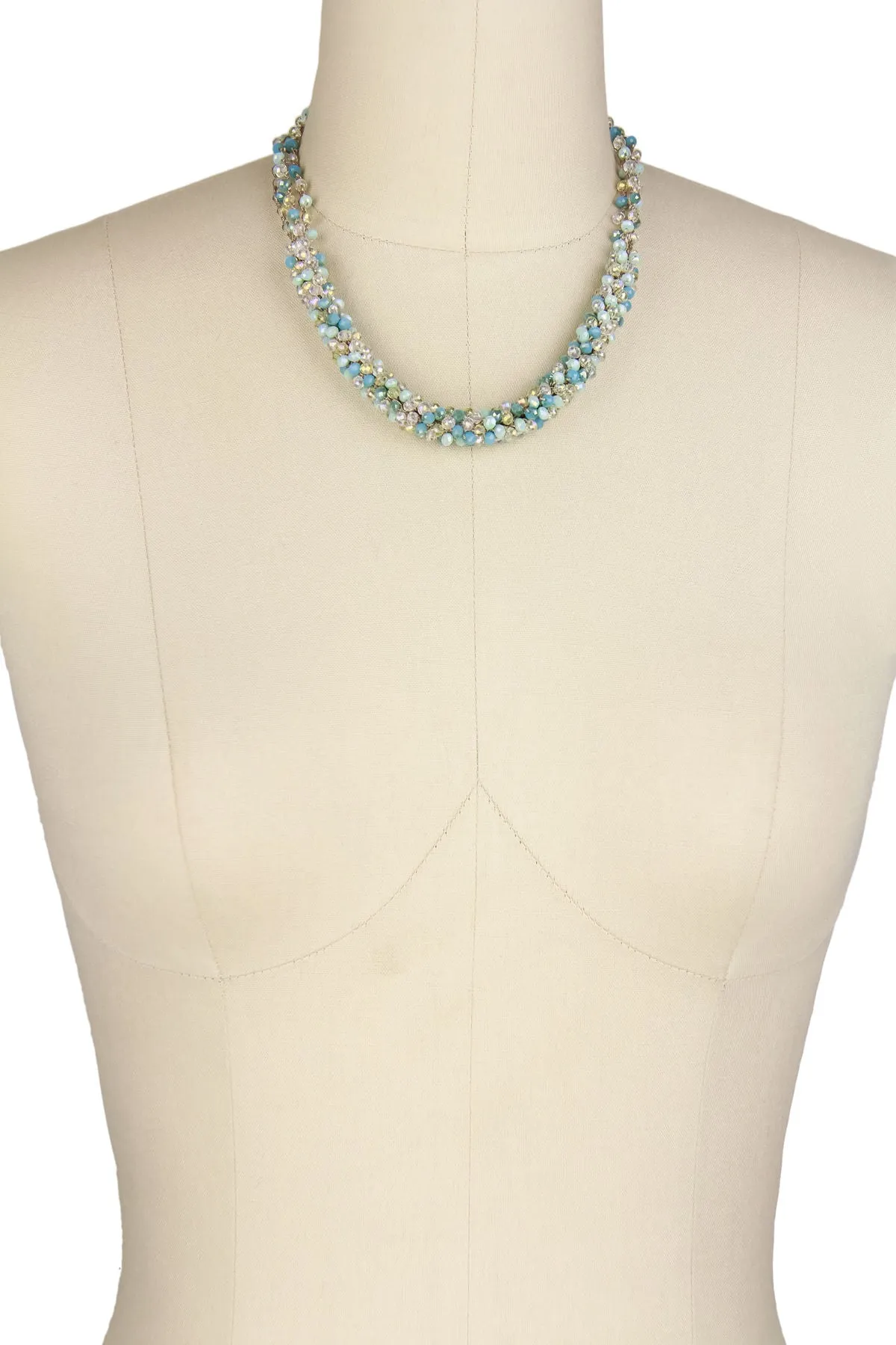 Short Beaded Bundle Necklace