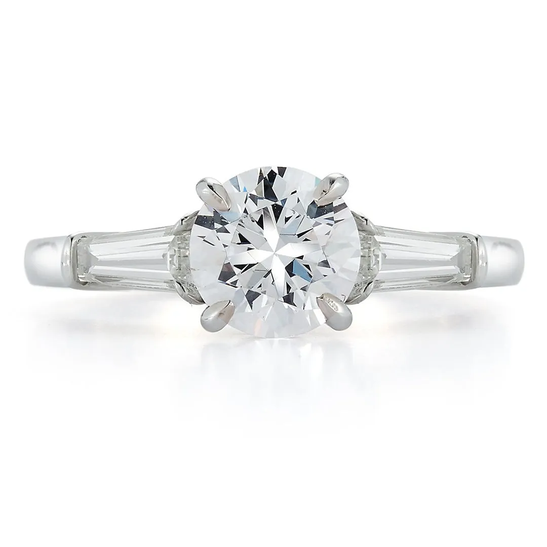 Signature Baguette Diamond Engagement Ring