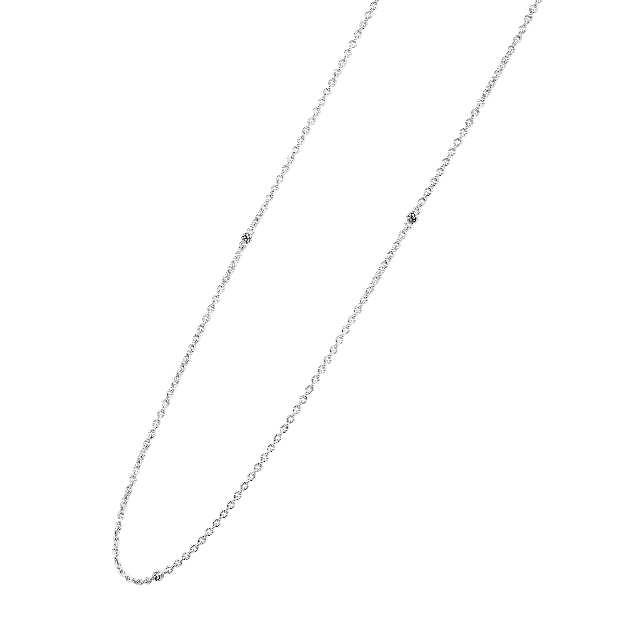 Signature Caviar 32 Inch Caviar Beaded Station Necklace