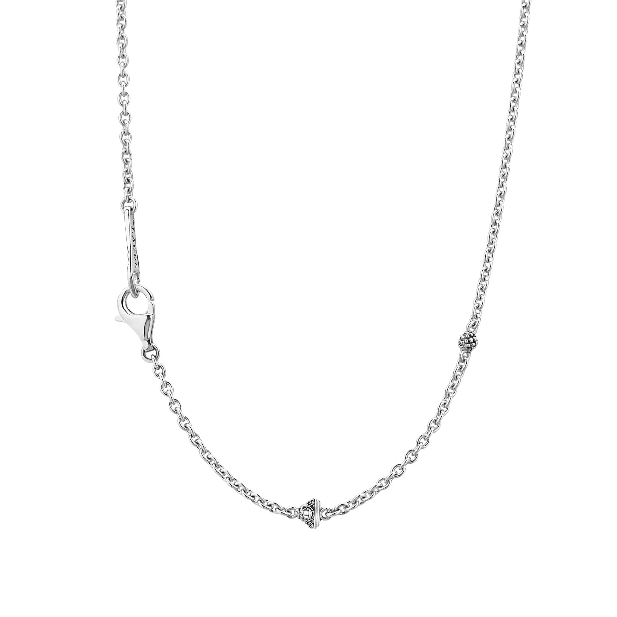 Signature Caviar 32 Inch Caviar Beaded Station Necklace
