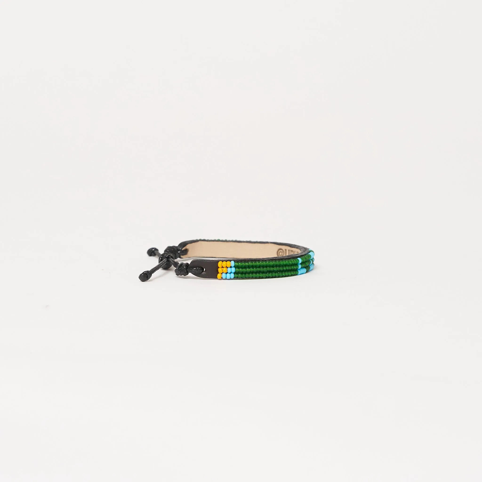 Skinny LOVE Bracelet - Green/Light Blue