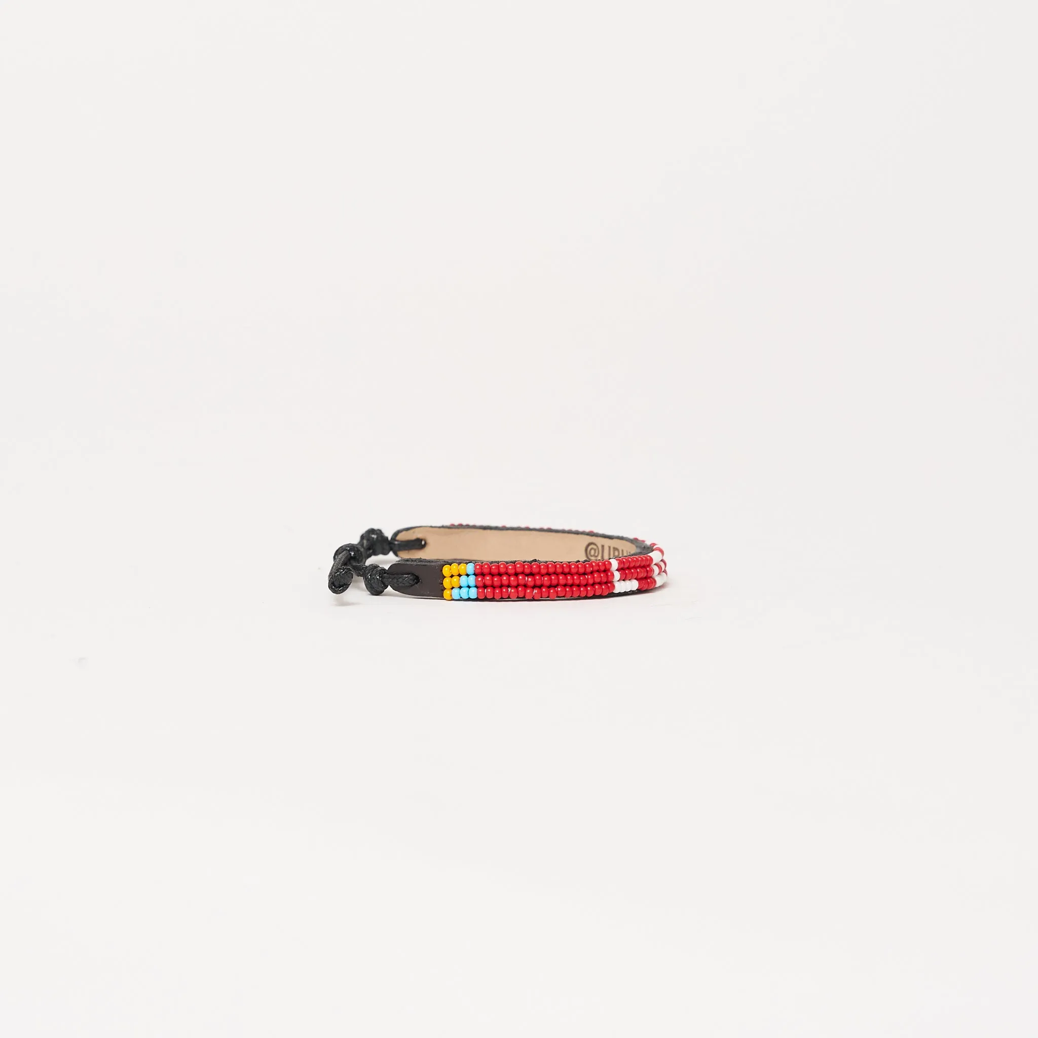 Skinny LOVE Bracelet - Red/White