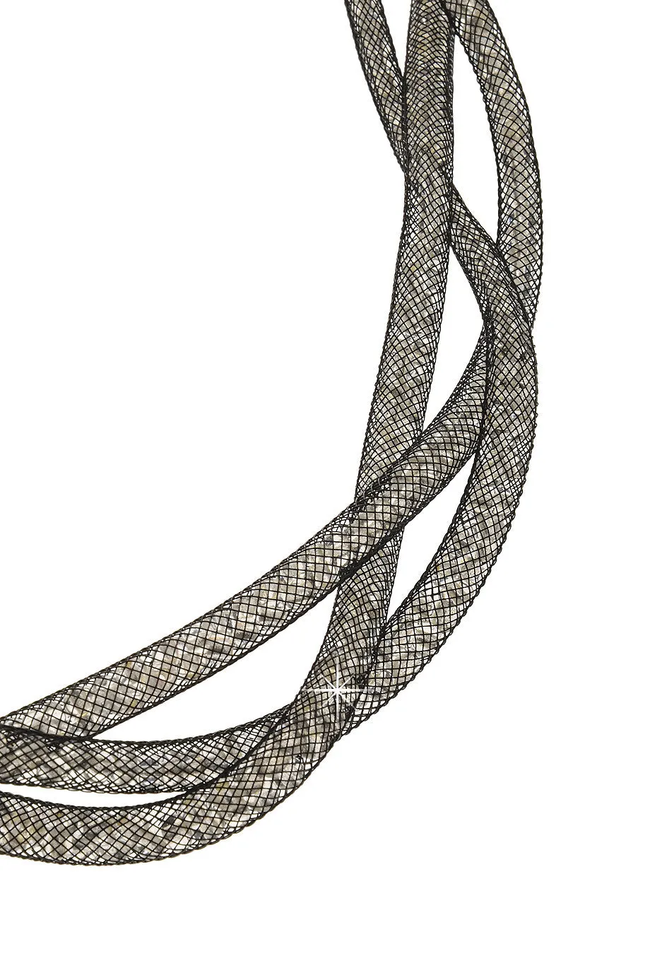 SKYLAR Black Beaded Necklace