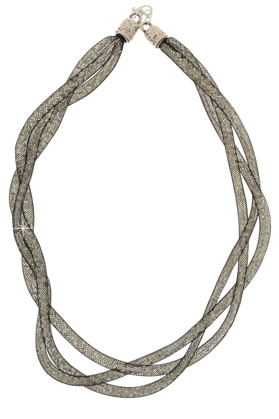 SKYLAR Black Beaded Necklace