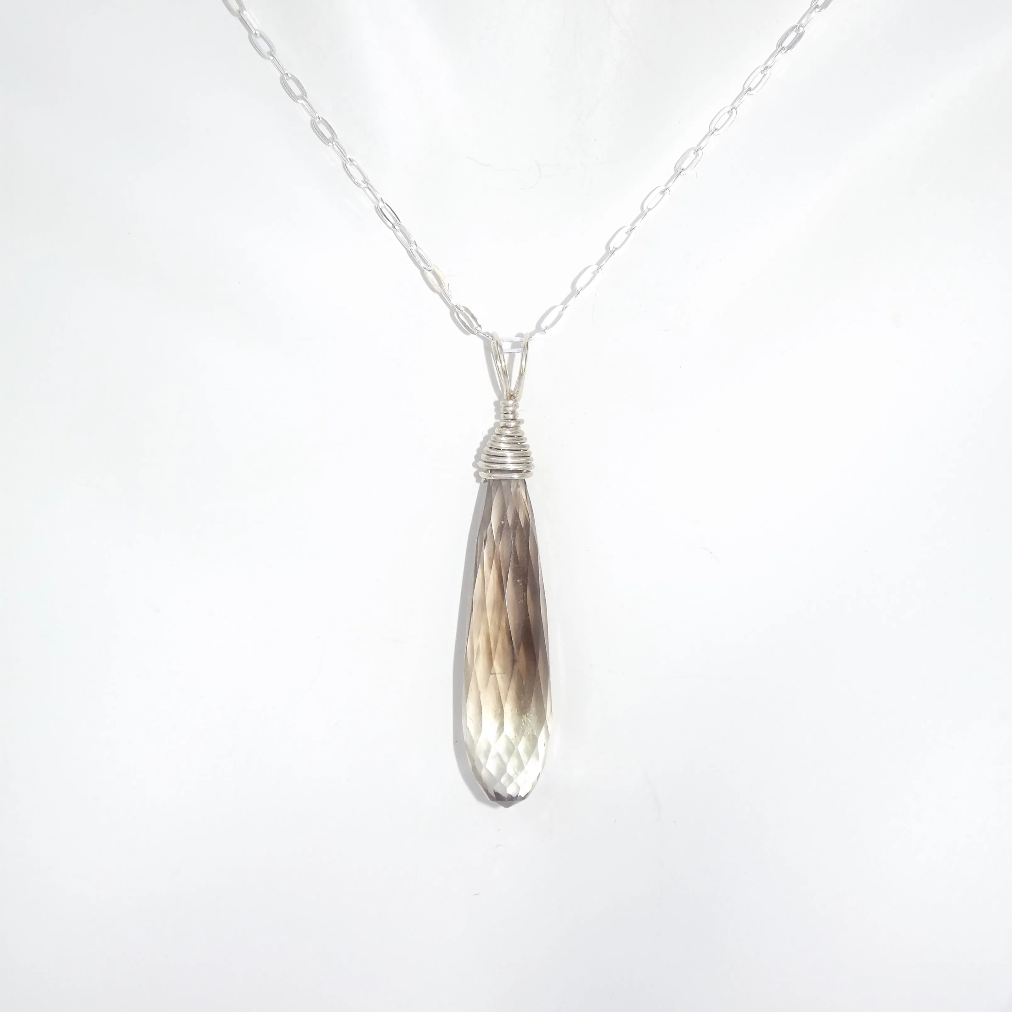 Smokey Lemon Quartz Necklace