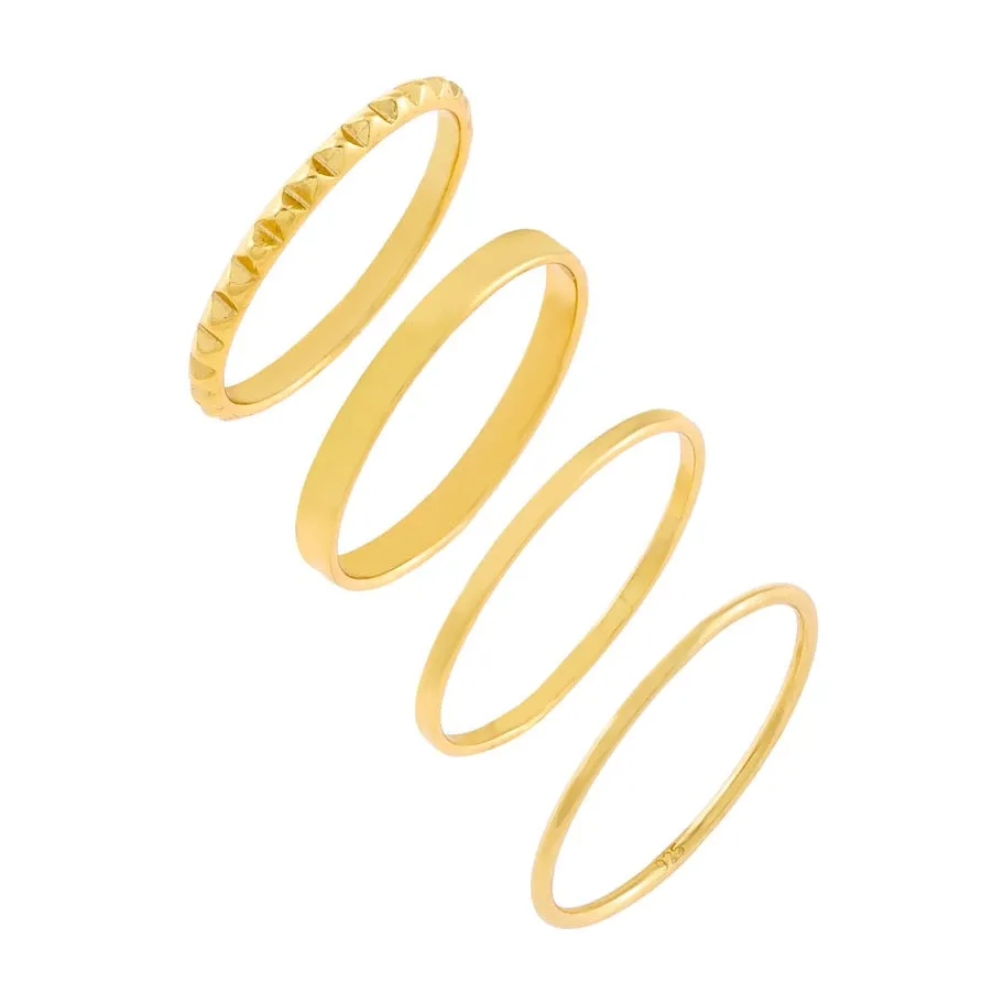 Solid Ring Combo Set