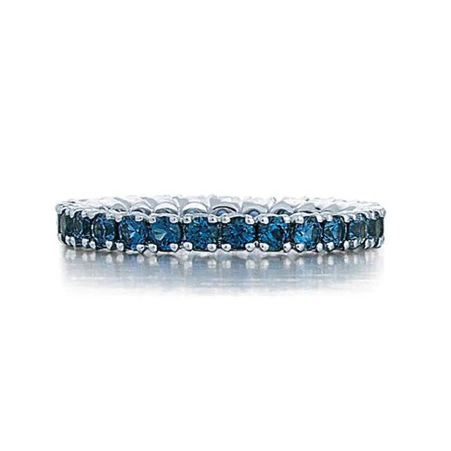 Spark Creations Blue Sapphire Eternity Band (STACKABLES)