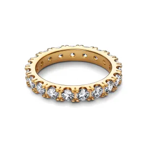 Sparkling Row Eternity Ring