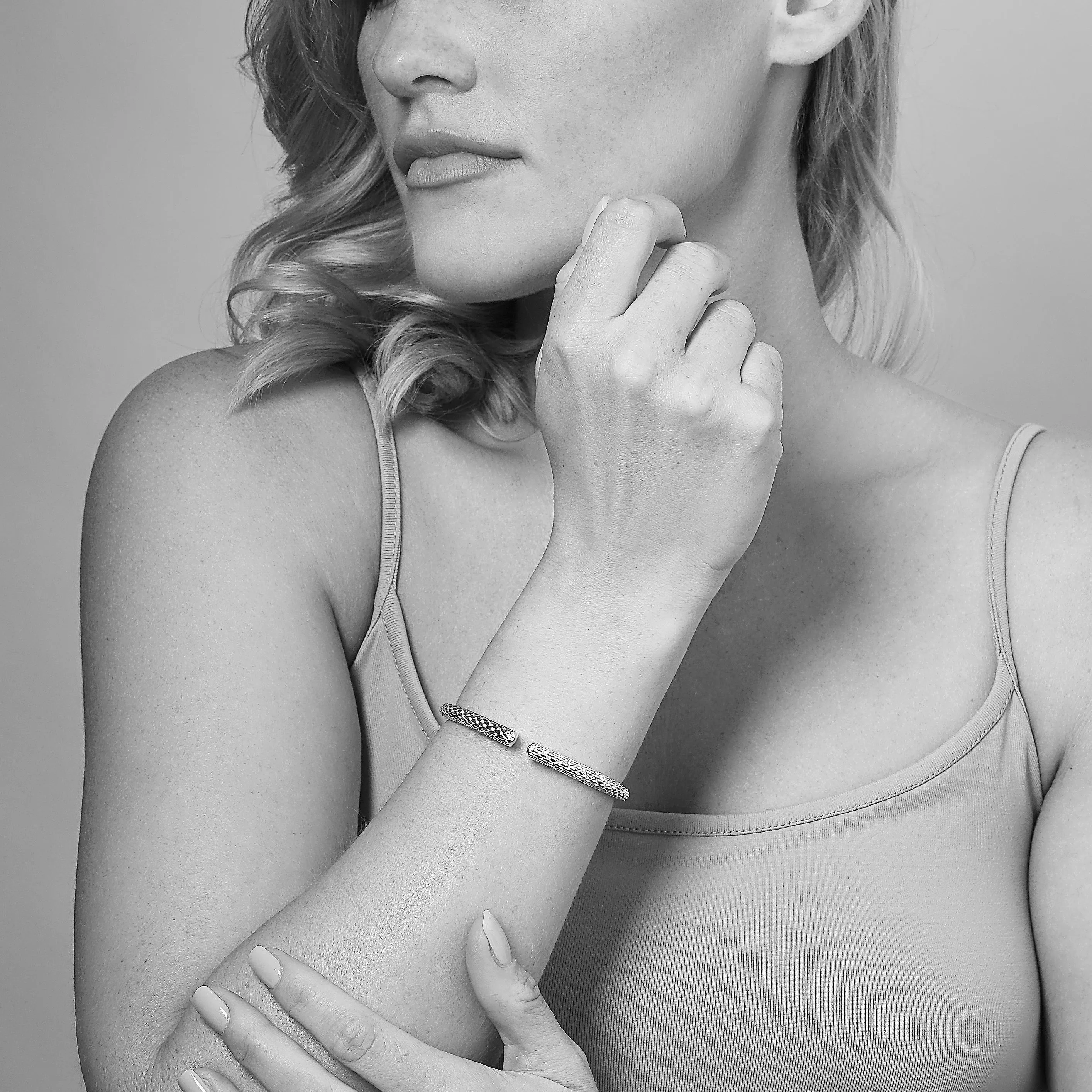 Spirit Python Cuff 5mm - 18K Rose Gold Vermeil