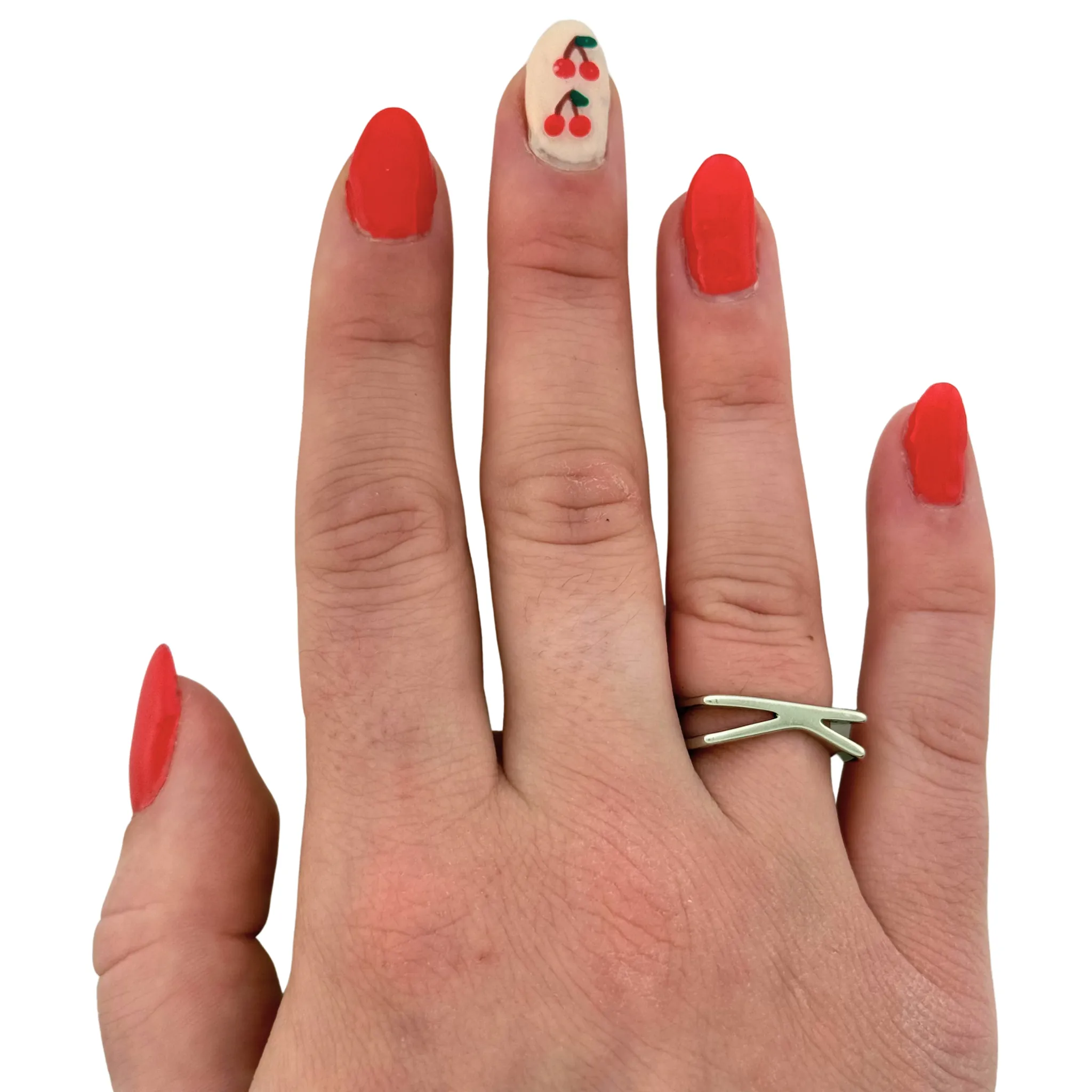 SR125 Platinum Plated "letter" Ring