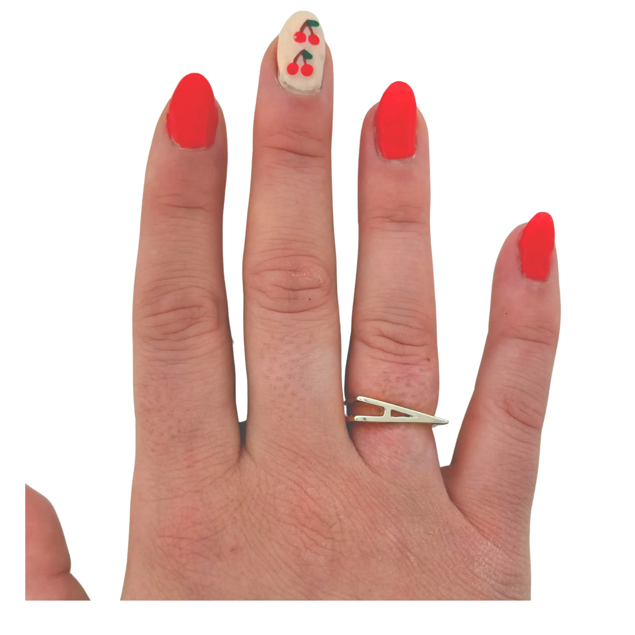 SR125 Platinum Plated "letter" Ring