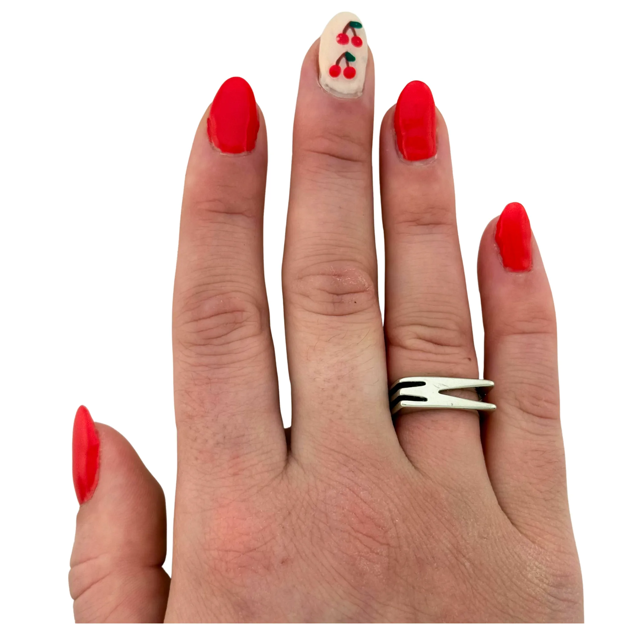 SR125 Platinum Plated "letter" Ring