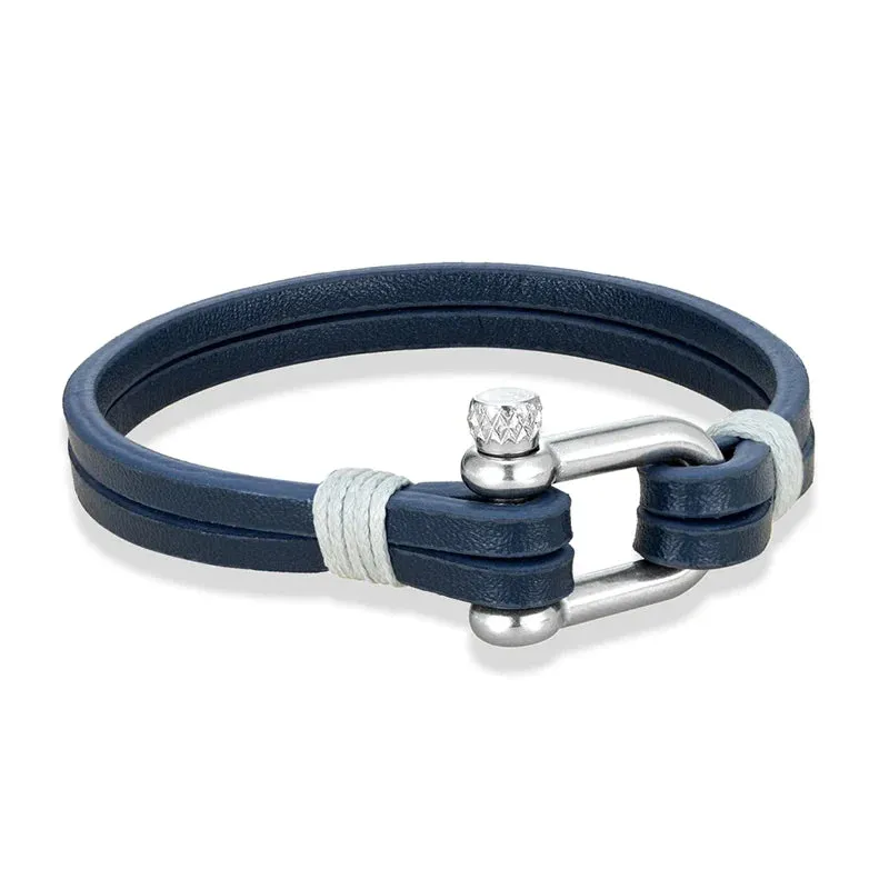 Stainless Steel U-Shaped Buckle Bracelet