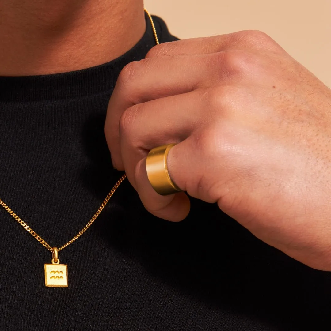 Statement Wide Flat Ring
