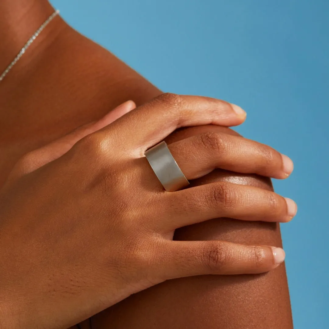Statement Wide Flat Ring