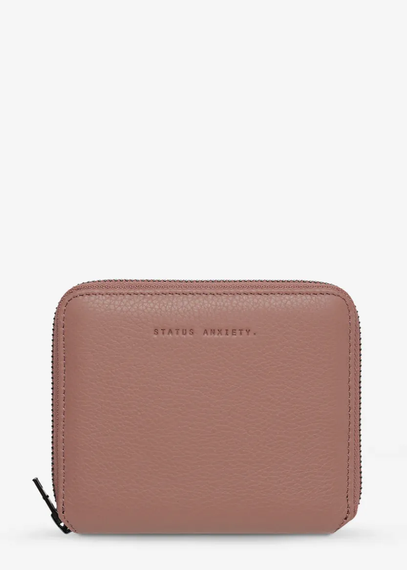 STATUS ANXIETY Change Always Comes Jewellery Case - Dusty Rose