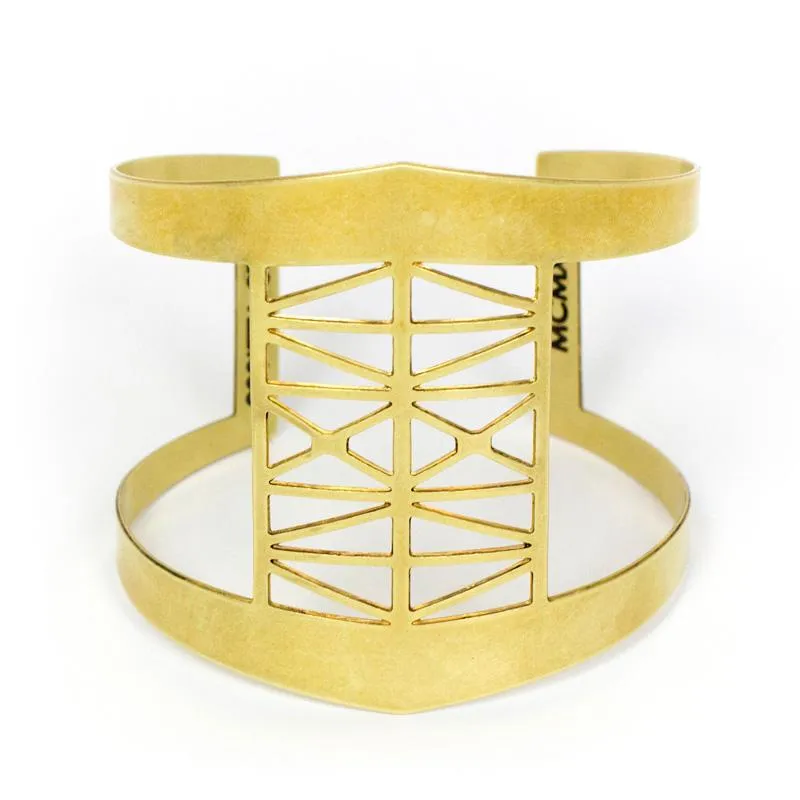 Steel Bridge Cuff Bracelet