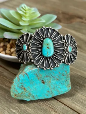 Sterling Silver and Turquoise Cuff