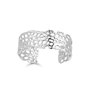 Sterling Silver Sea Fan Cuff