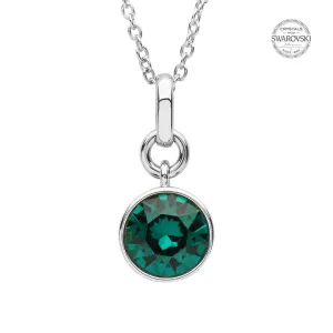 Sterling Silver Swarovski Add on Birthstone Pendant - SW143 May