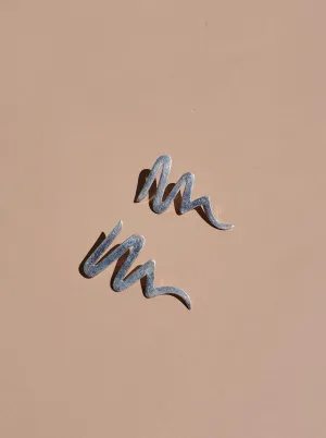 Sterling Silver Zig Zag Earrings
