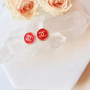 Studs 90's Red Buttons