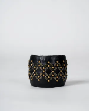 suella bangle bracelet - black