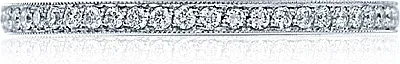 Tacori Pave Diamond Thin Eternity Band