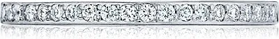Tacori Pave Diamond Thin Eternity Band