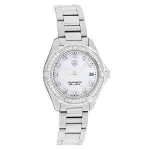 Tag Heuer Stainless Steel Diamond Aquaracer WAY1314.BA0915