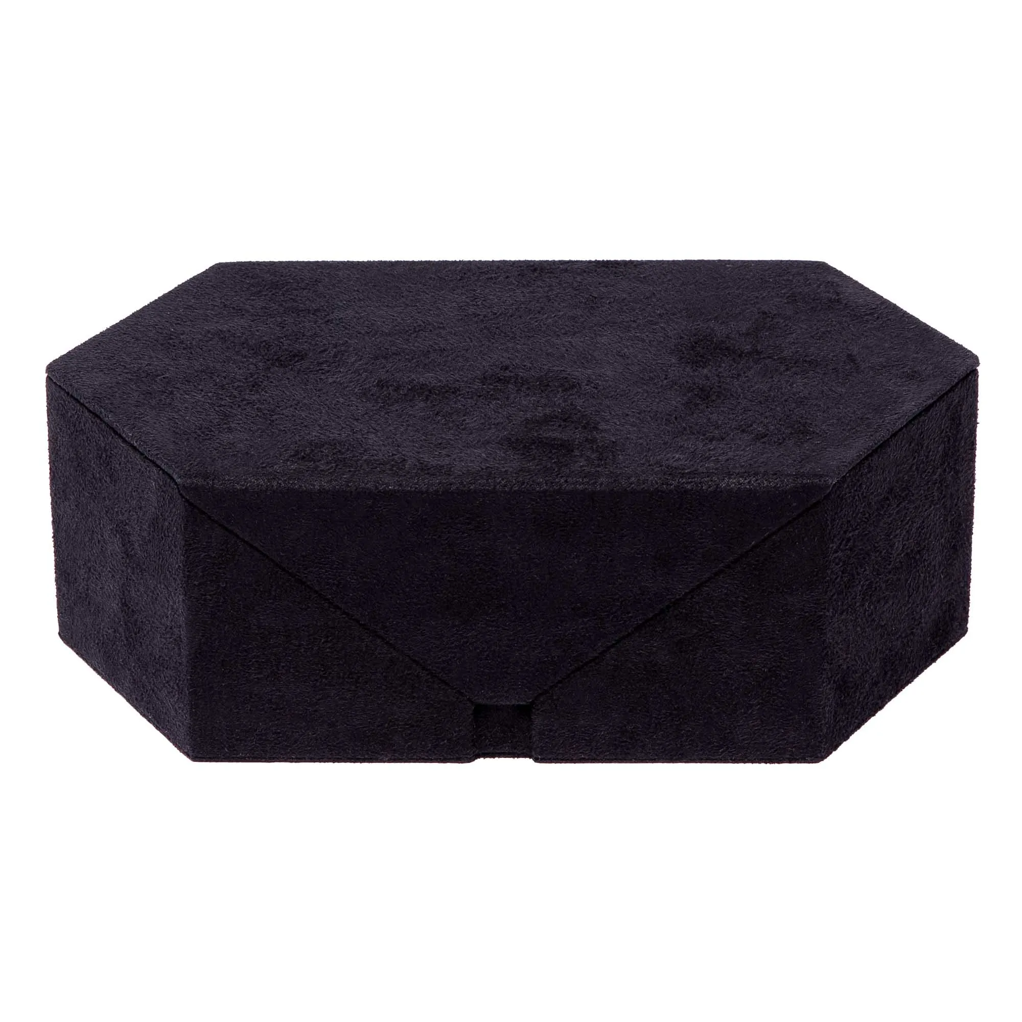 Tangram Black Suede Watch Box