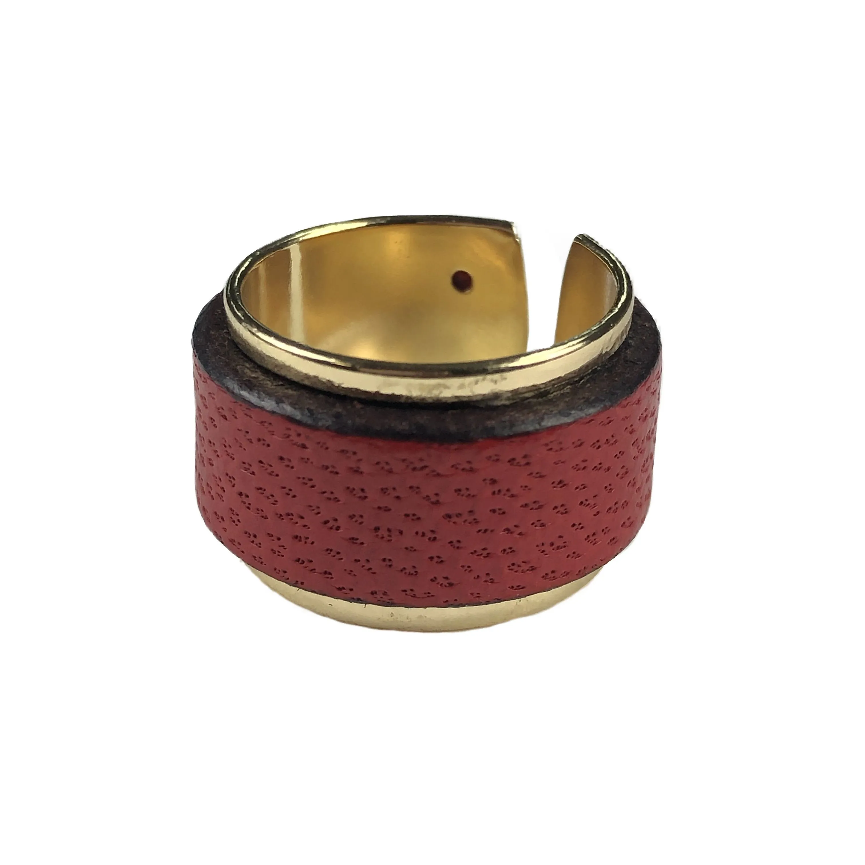 The Bren Leather Cuff Ring Collection