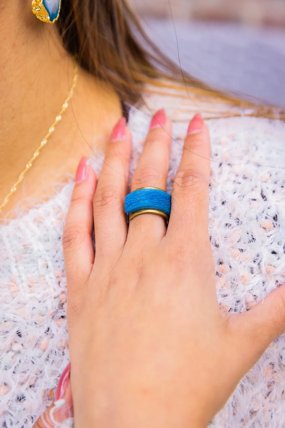 The Bren Leather Cuff Ring Collection