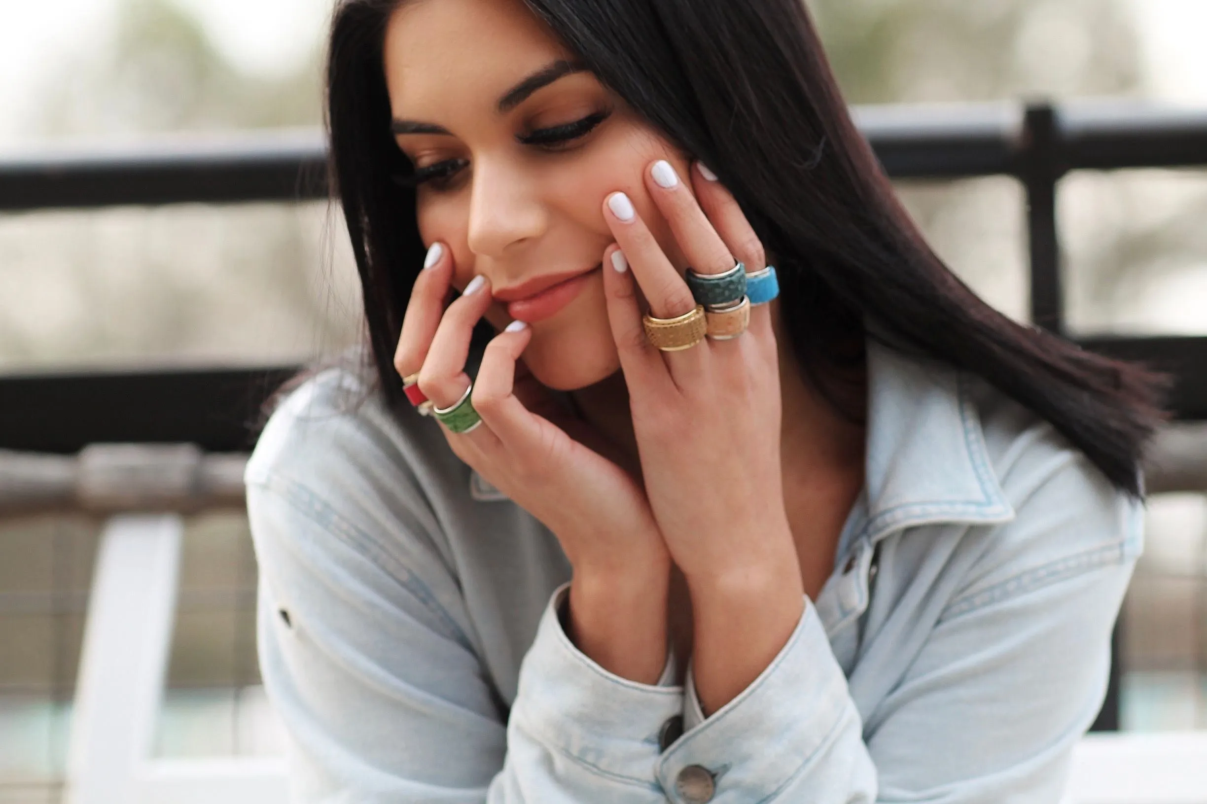 The Bren Leather Cuff Ring Collection