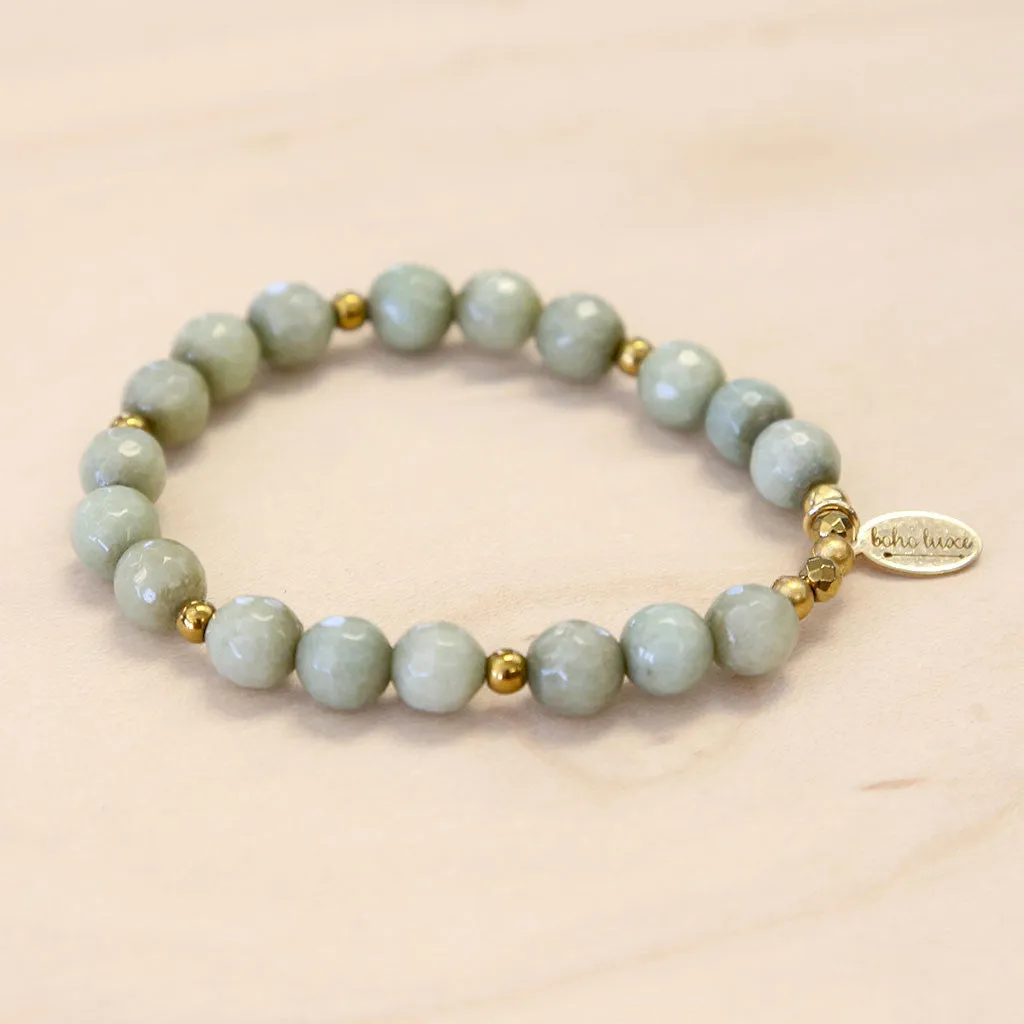 The Faith - Pistachio Jade Bracelet