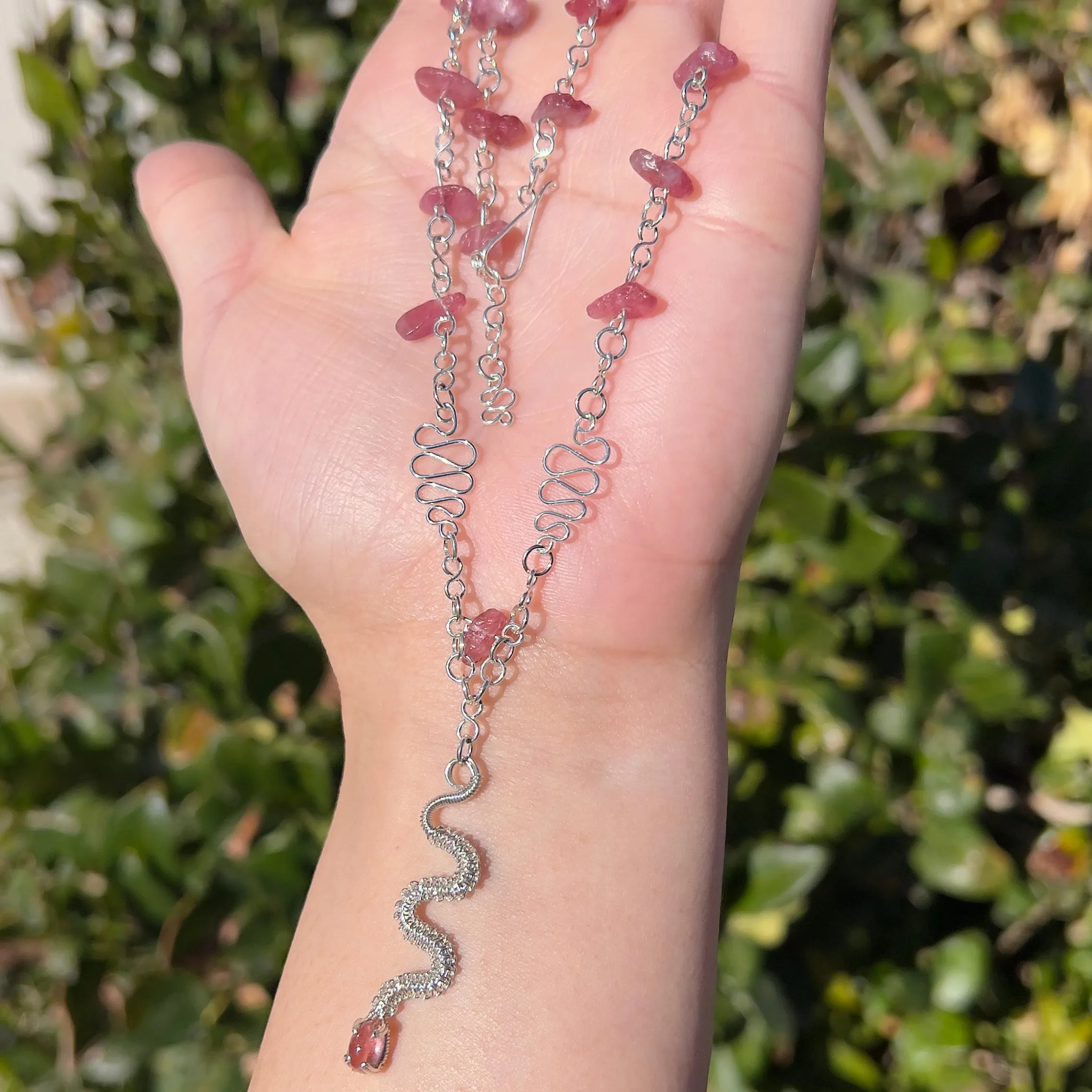The Pink Tourmaline Medusa Serpent 𓆙
