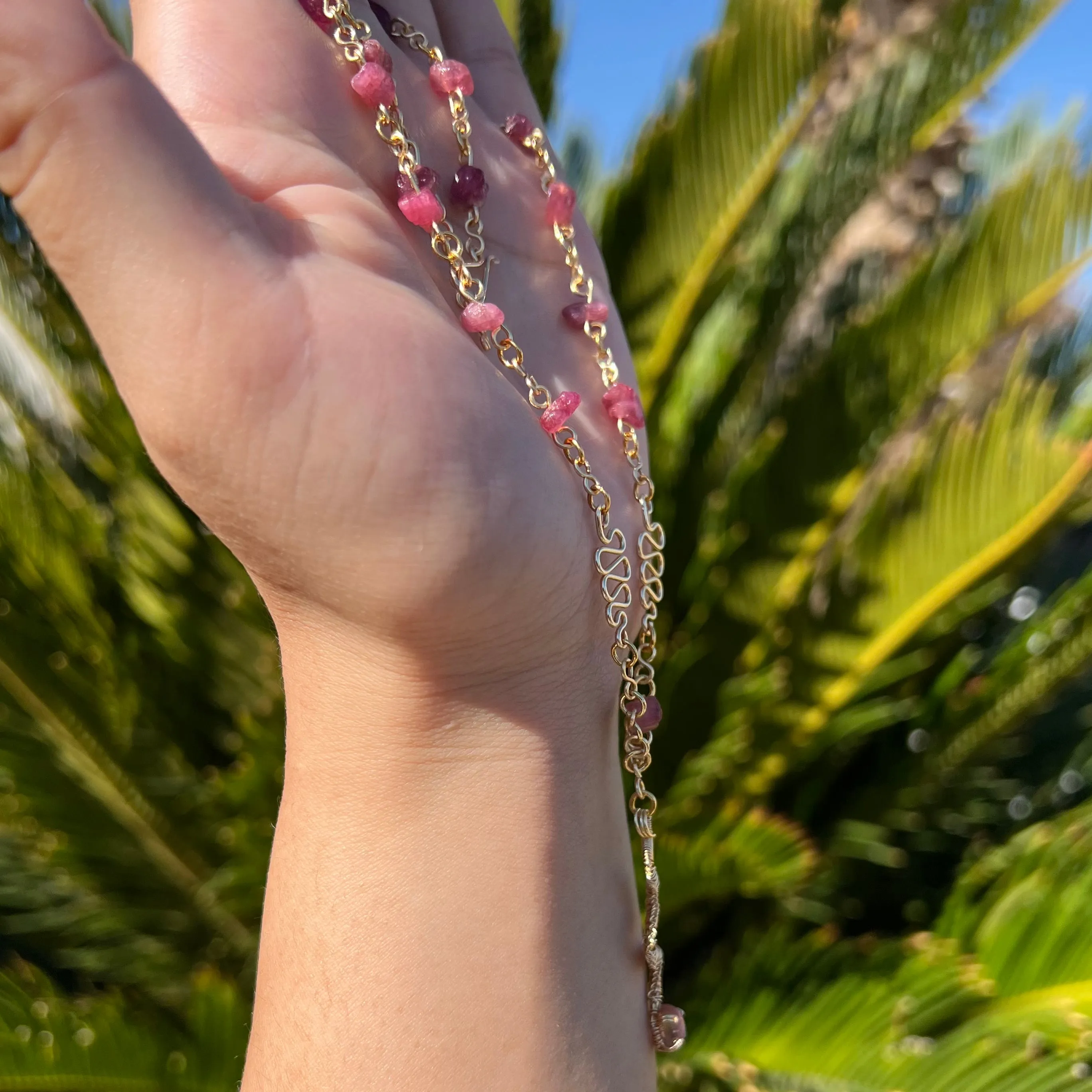 The Pink Tourmaline Medusa Serpent 𓆙