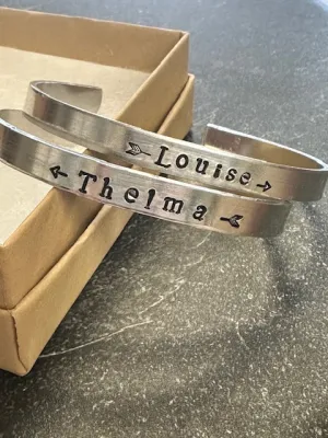 Thelma and Louise Cuff Bracelet Set