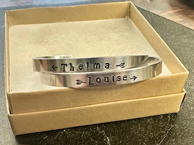 Thelma and Louise Cuff Bracelet Set