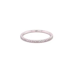 Thin diamond eternity band (Plat)