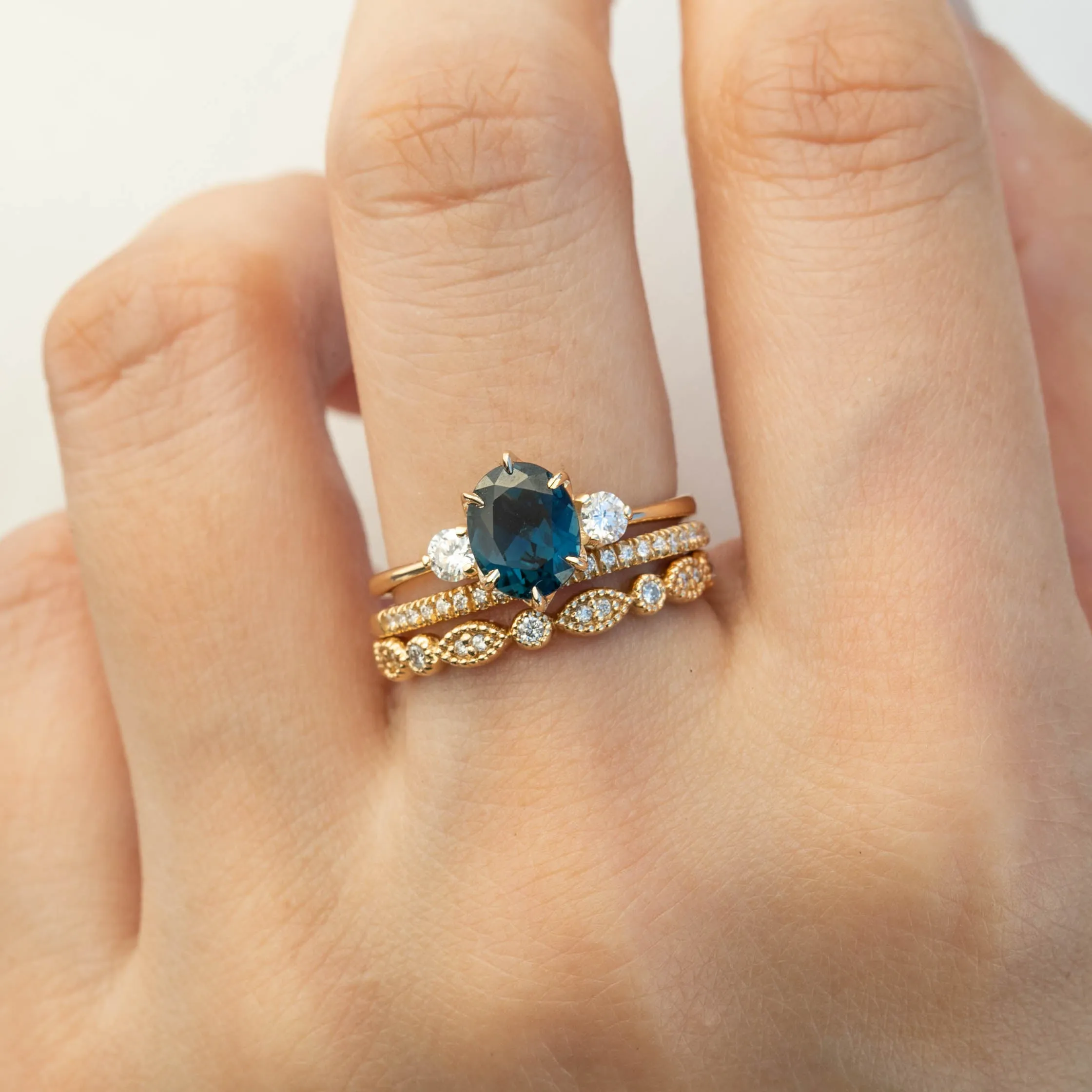 Tia Half-Eternity Ring (Large)