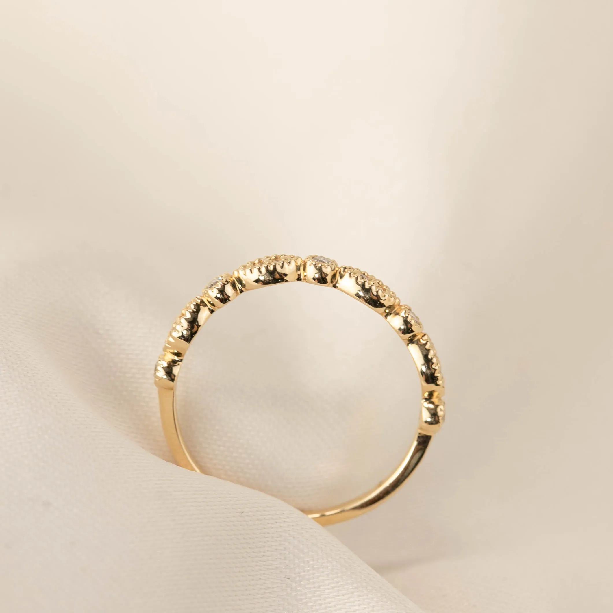 Tia Half-Eternity Ring (Large)