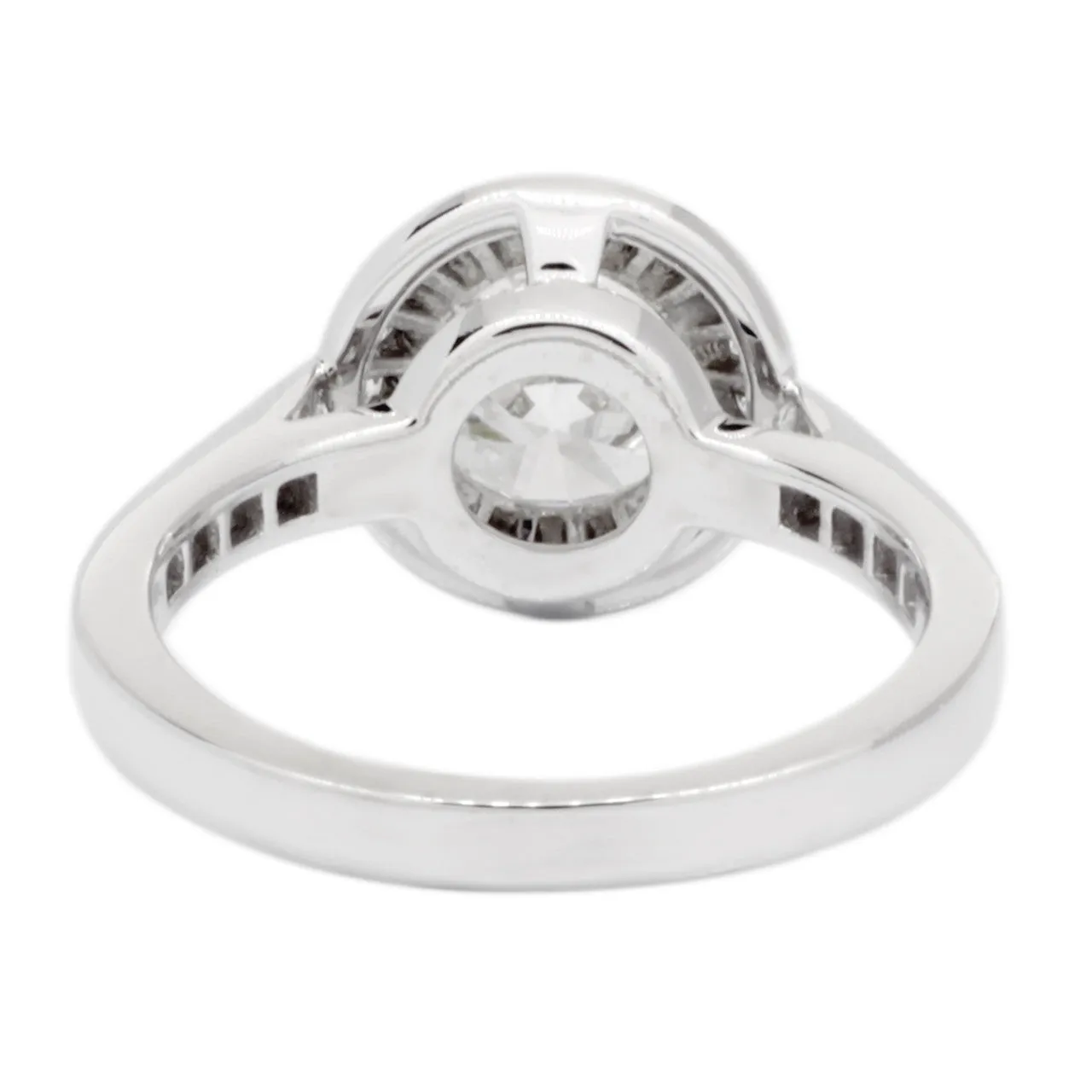 Tiffany & Co. 950 Platinum 1.53 Carat Diamond Embrace Ring