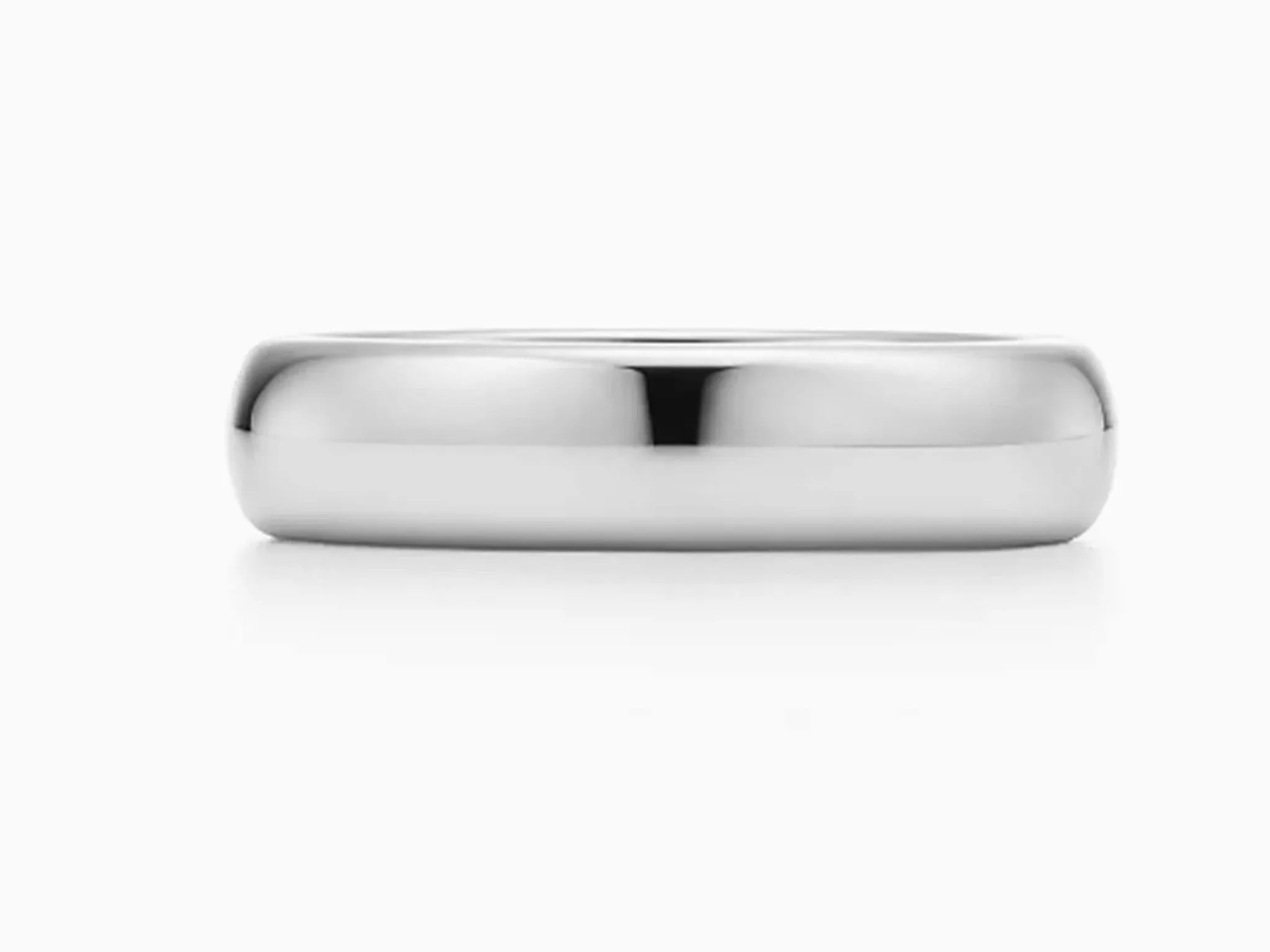 Tiffany Forever Wedding Band Ring in Platinum 4.5 mm Wide